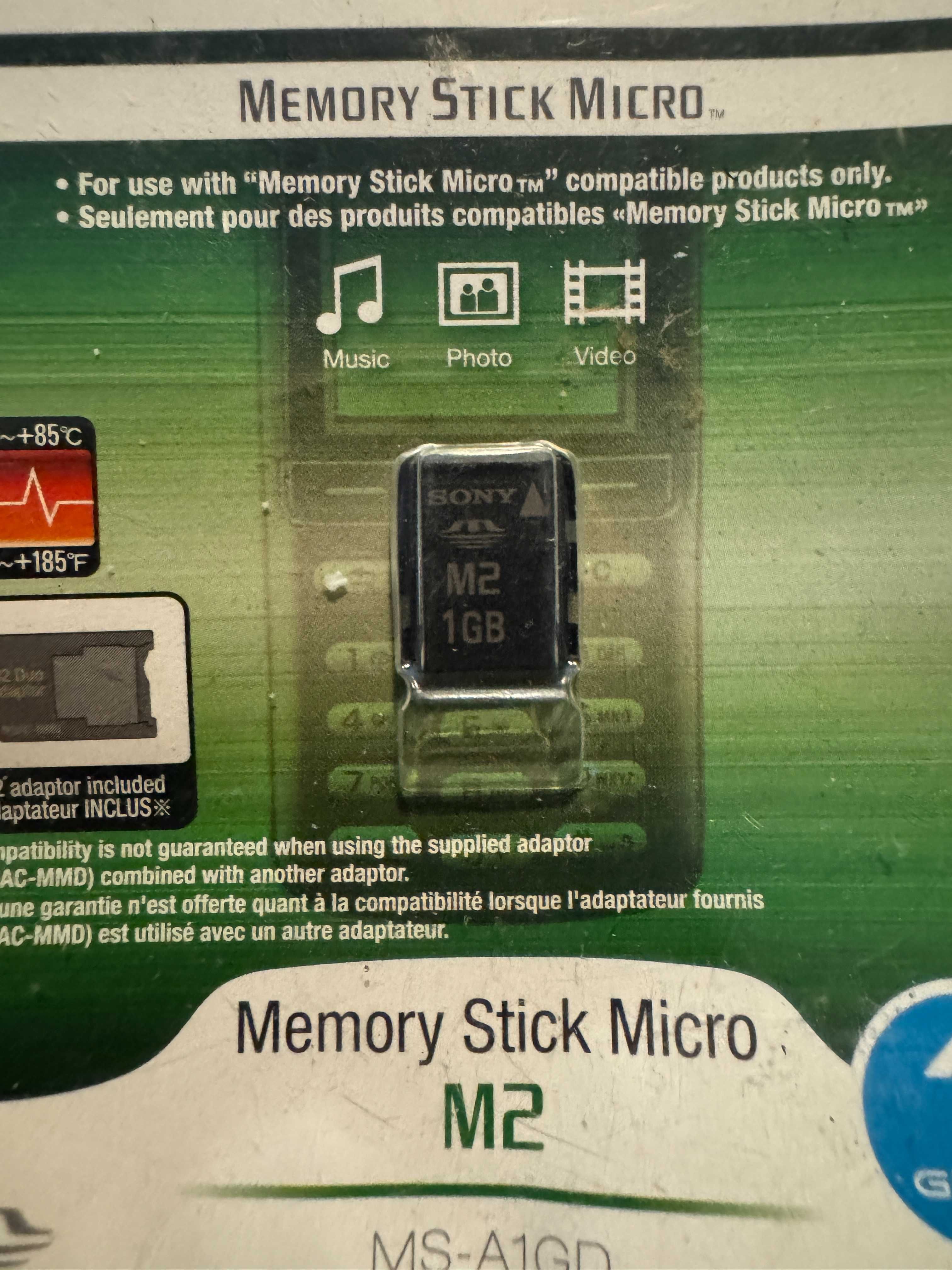 Memory Stick Micro 1GB Sony nowe