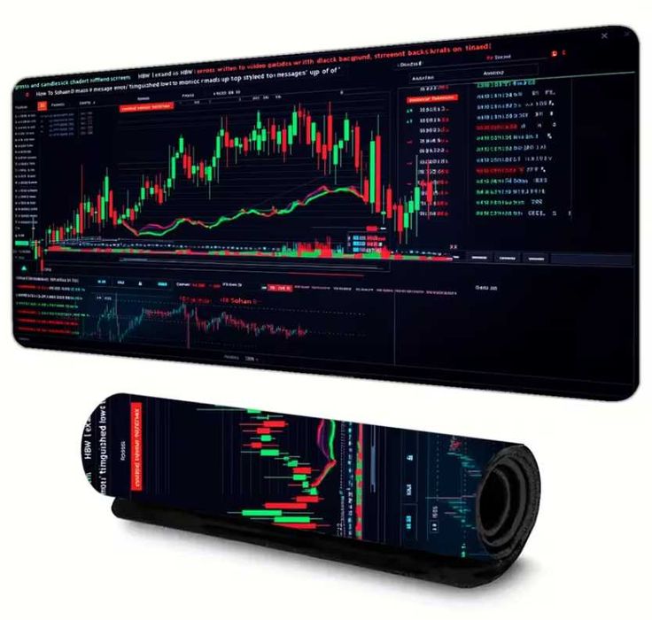 Nowa podkładka pod mysz XXL wykresy