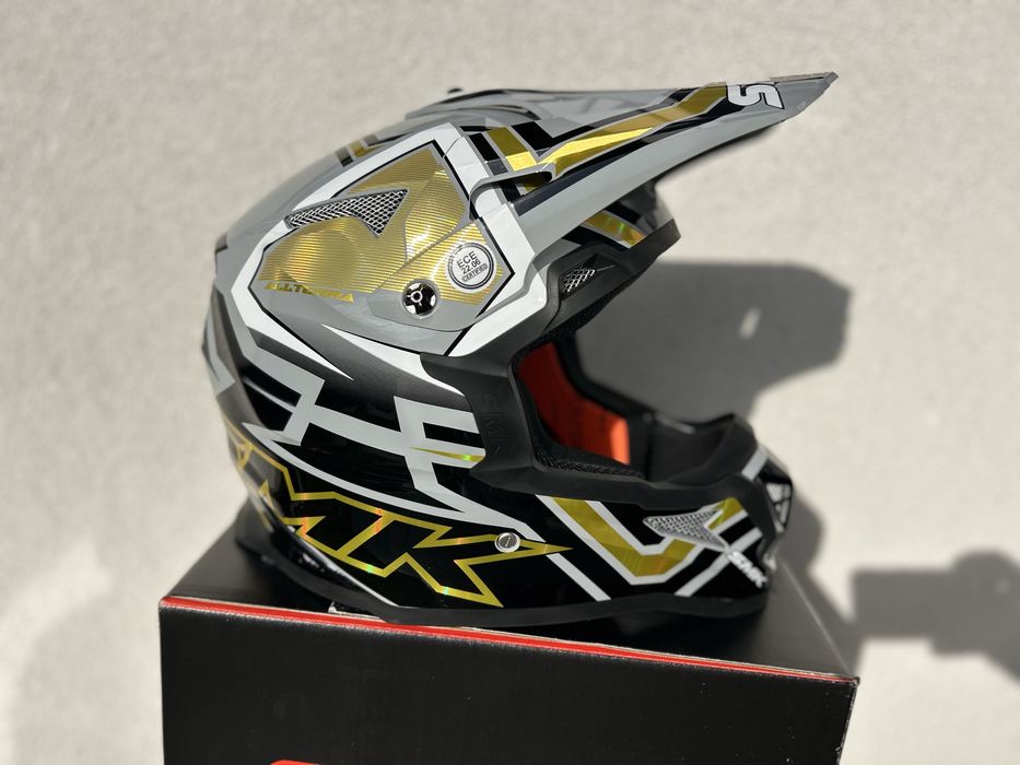 Kask motocyklowy cross HULAJNOGA quad SMK ALLTERRA rozmiar M 57cm