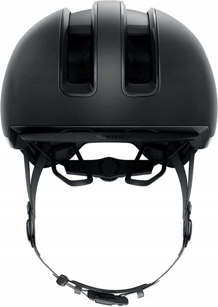 Kask rowerowy miejski ABUS HUD-Y czarny rozmiar S (51-55 cm)