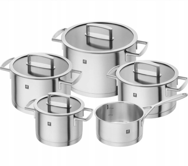 Набір каструль Zwilling Simplify - індукція - нержавіюча сталь - 9 еле