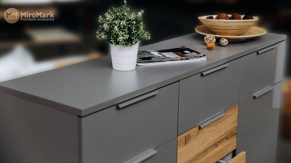 Сучасний Спальний Набір Linz Шафа/Ліжко/Комод