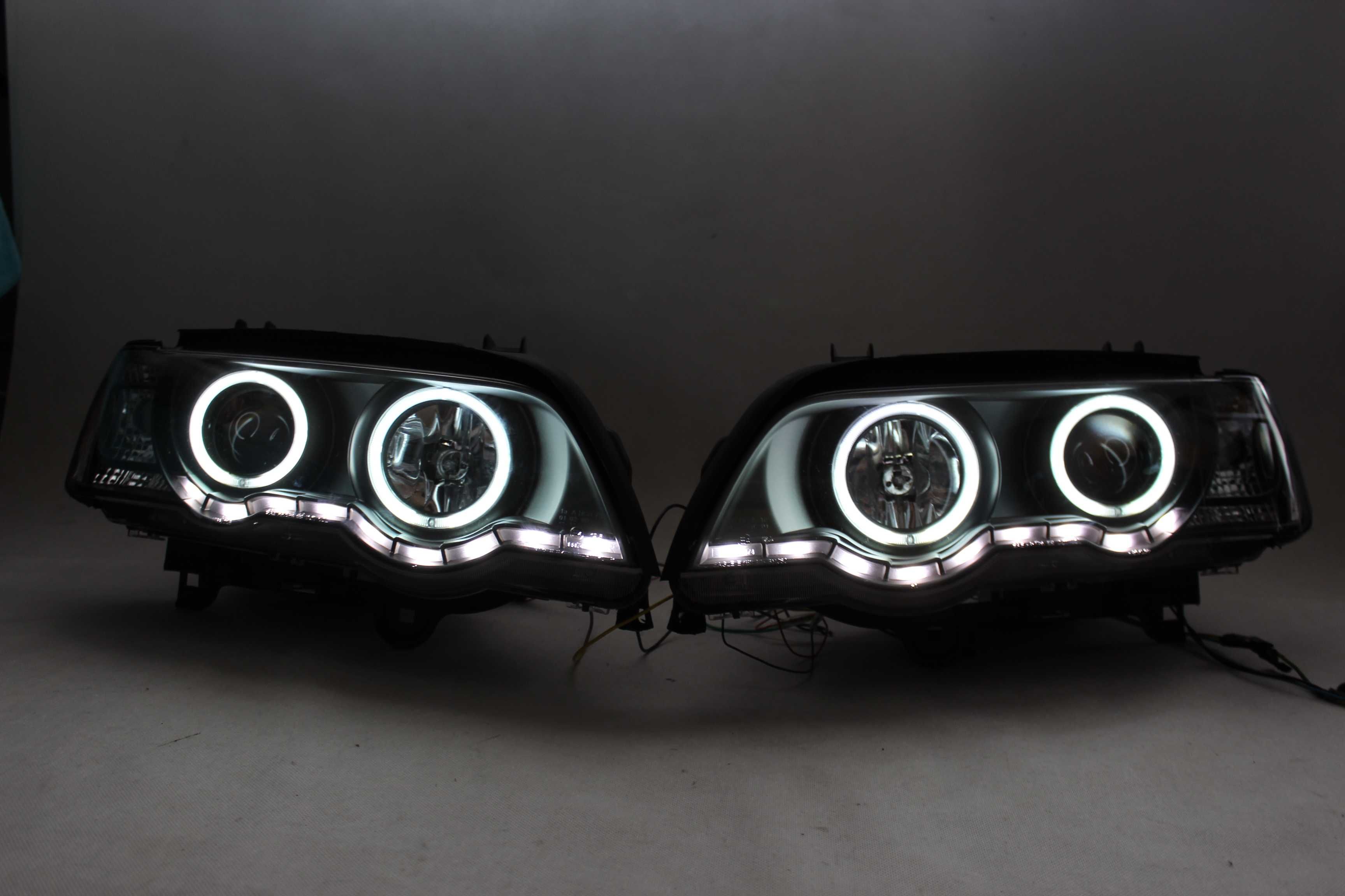 Lampy reflektory przednie przód BMW X5 E53 99-03 XENON LED Ringi IGŁA!