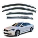 Volkswagen Passat B7/B8 2011+ Sedan USA ВІТРОВИКИ з хромом на скотчі