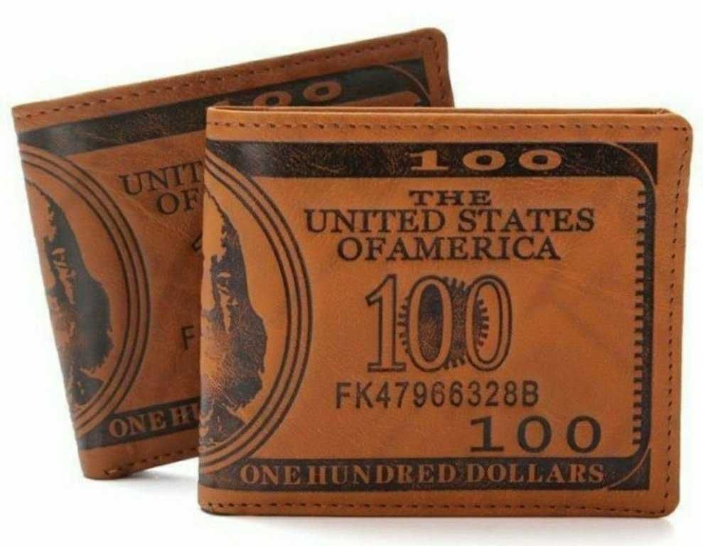 Portfel 100$ sto dolarów który wygląda jak 100 dolarów