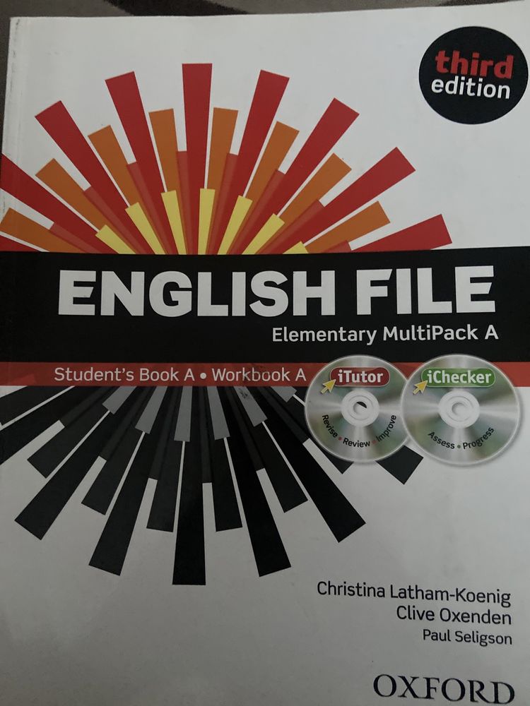 Podrecznik English File Elementary A i dwie płyty