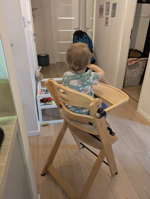 Krzesełko do karmienia drewniane REZERWACJA