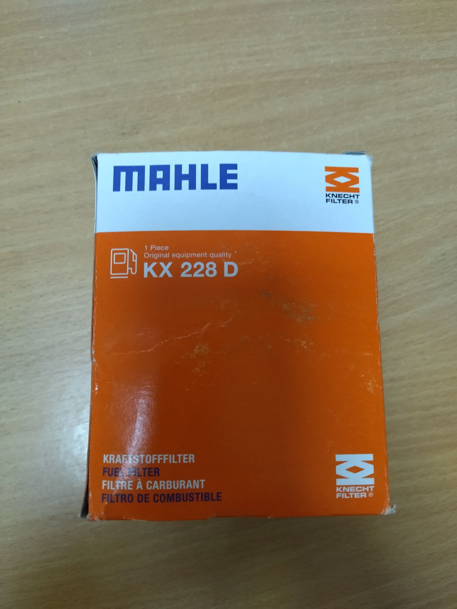 Фільтр паливний KX228D Knecht-Mahle