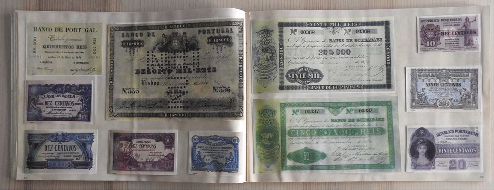 Coleção moedas e notas Portugal DN
