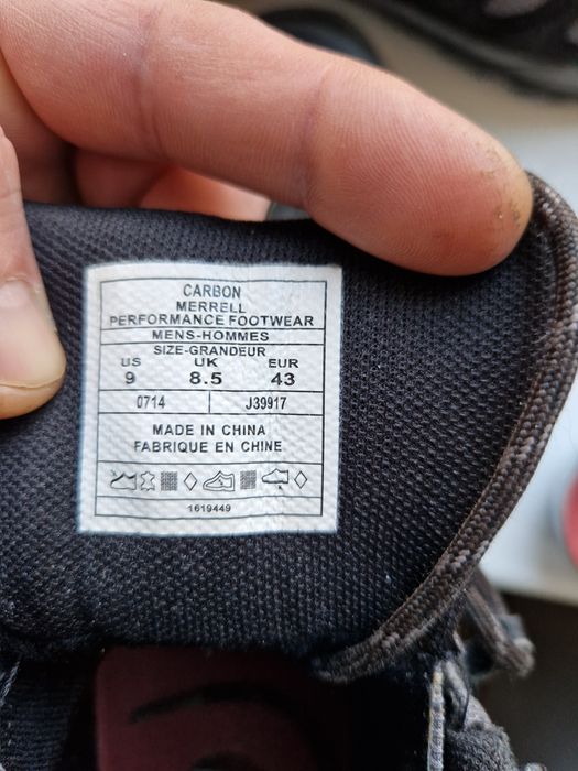 Ботінкі Merrell Gore Tex Vibram гарні шкіра