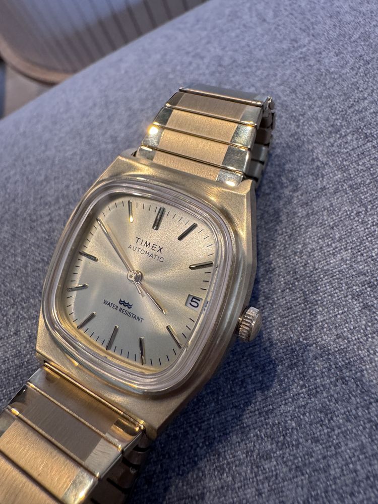 Timex 1983 E-line automatic złoty TW2Y07200