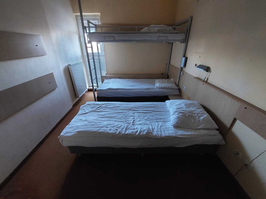 Mocne składane piętrowe łóżka do hostelu / kwater z materacem