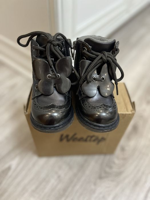 Черевики, чобітки демісезонні для дівчинки  Weestep 21 розмір 13 см
