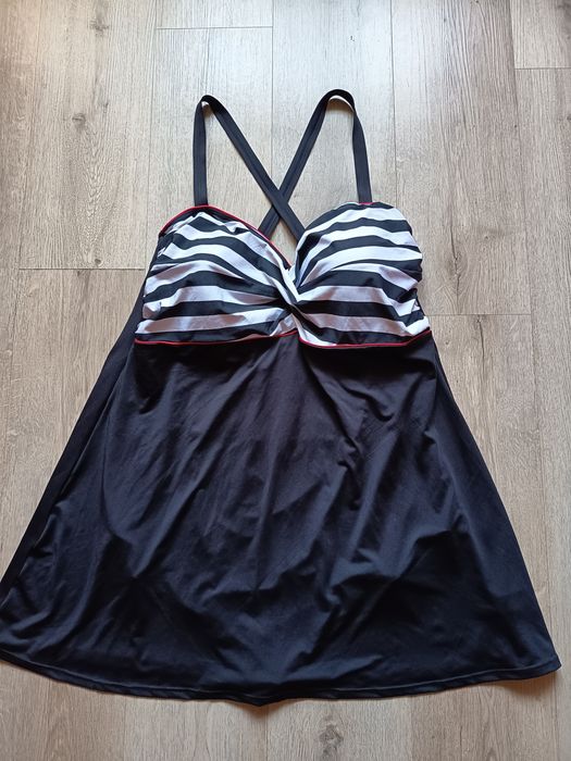 Kostium strój kąpielowy sukienka 46/48 XXL xxxl 4xl