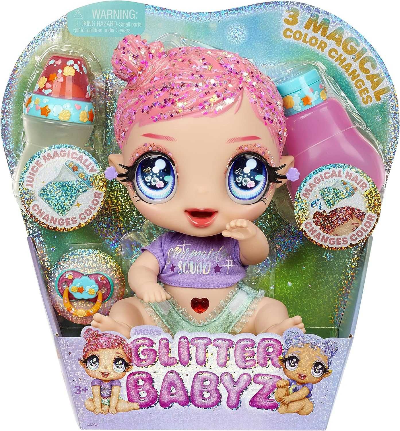 Кукла  пупс Glitter Babyz Dreamia глиттер бебис Гліттер бебіс 2 видів