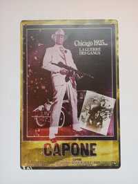 Nowy metalowy szyld Al Capone film kino loft plakat ozdoba garaż club