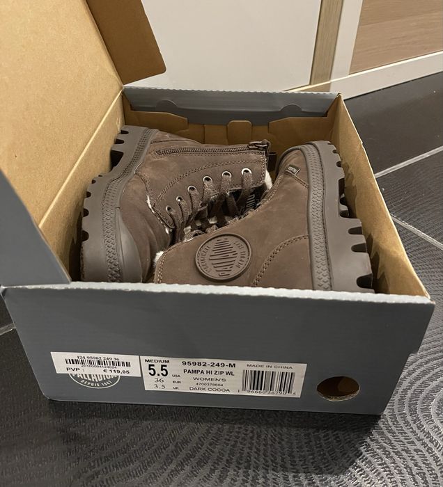 Botas Palladium com pelo