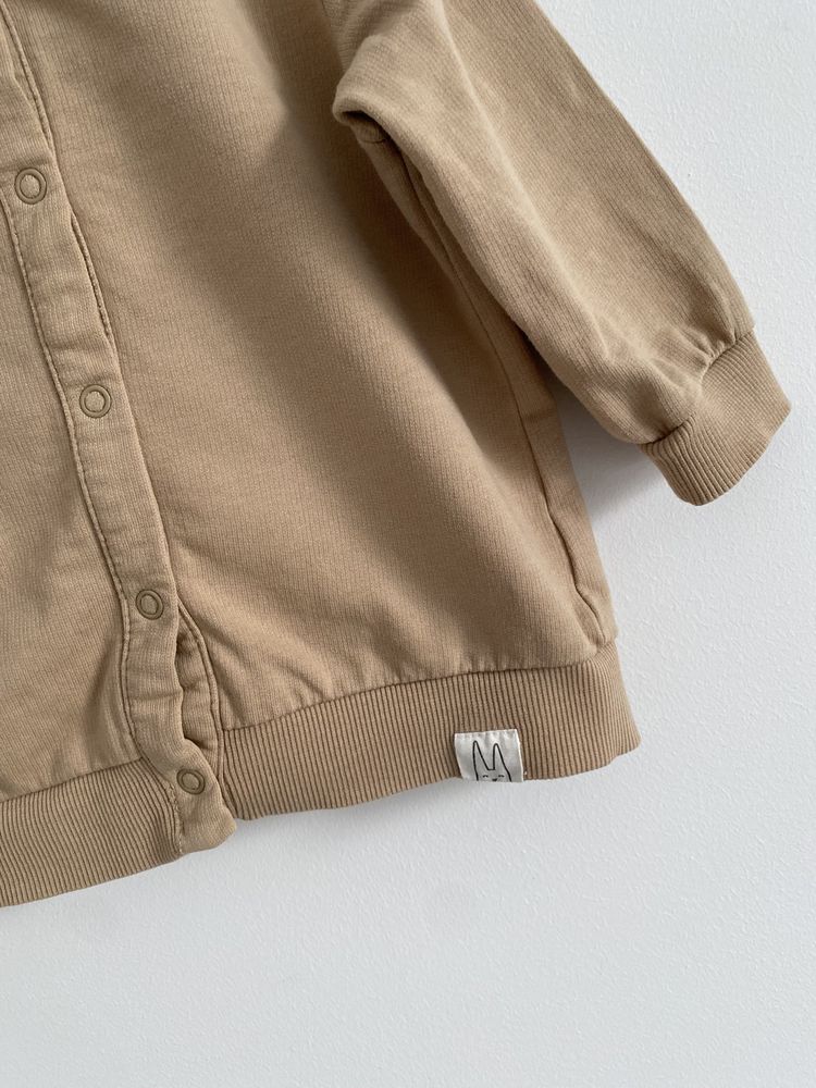 Bluza lindex 68 beżowa króliki napy