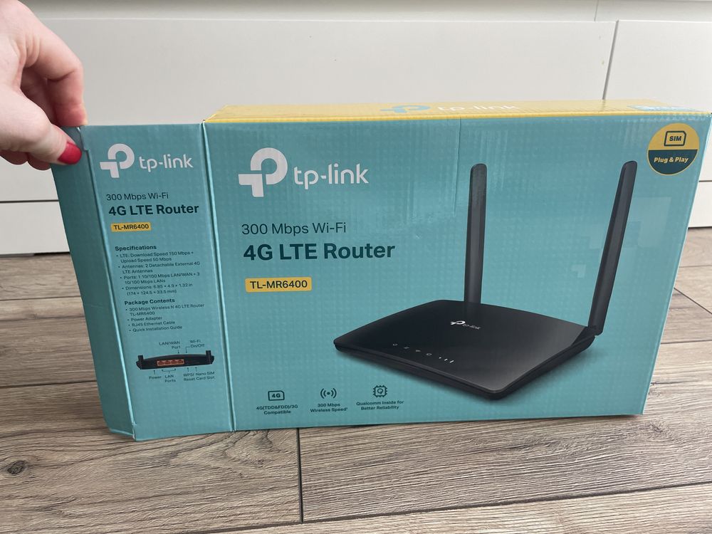 Ruter TP LINK TL-MR6400 4G LTE 300mb/s