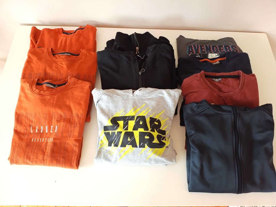 mega paka duży zestaw pakiet bluzek bluzki dlachlopca158/162cm13-14lat