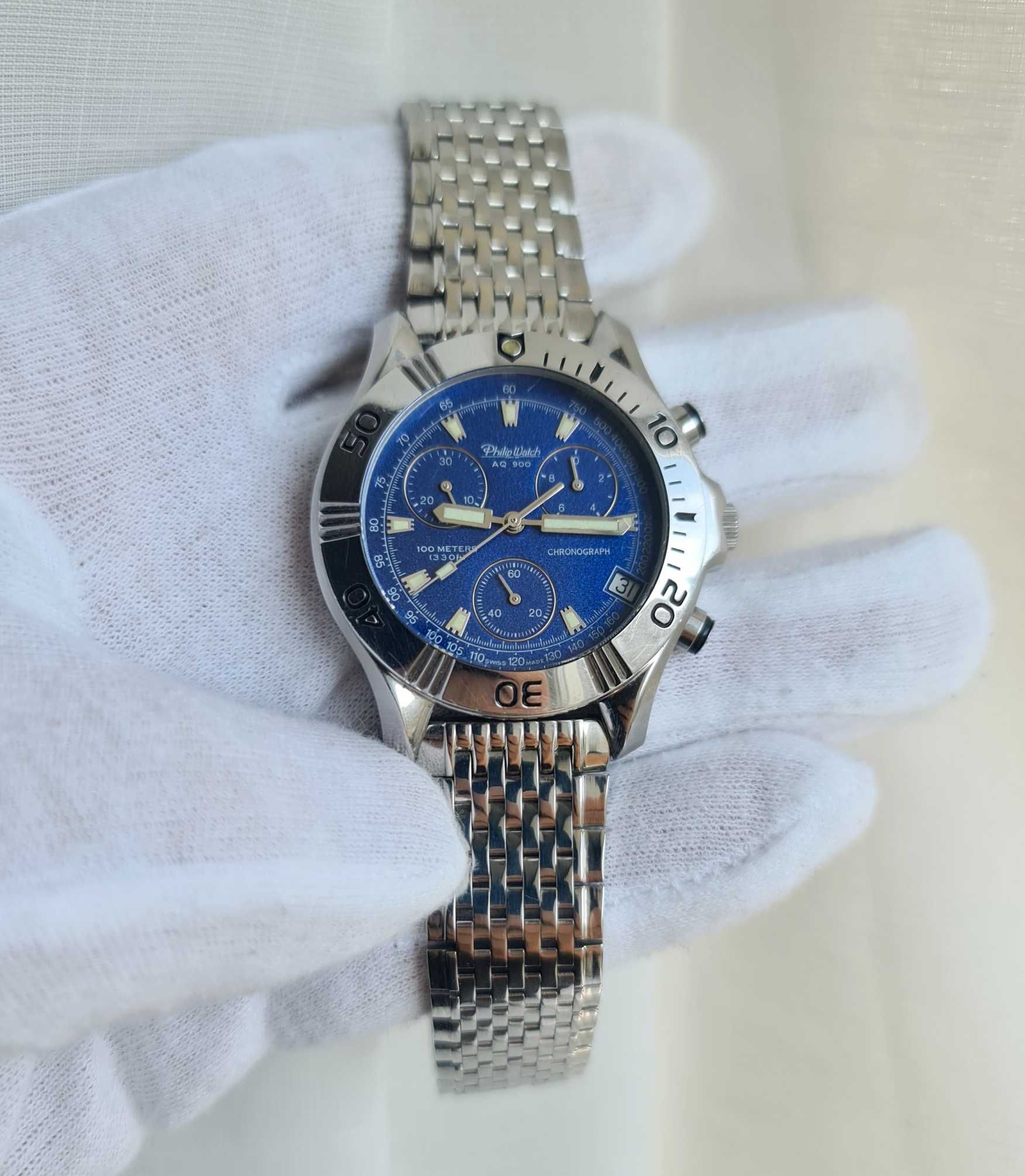 Чоловічий годинник Philip Watch Chronograph AQ900 100m
