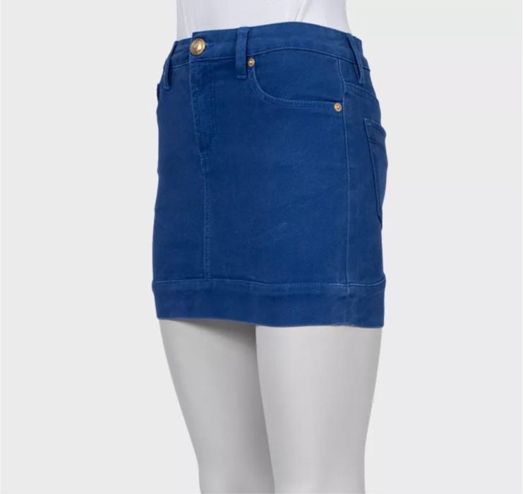 Versace синя джинсова спідниця міні оригінал