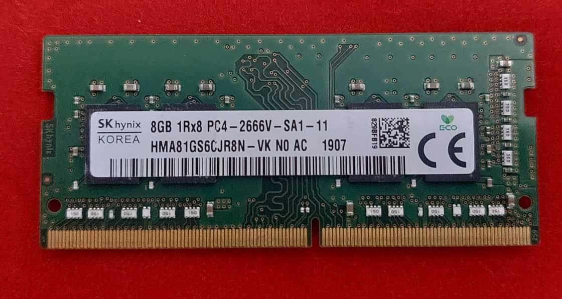 RAM DDR4 8GB Marcas SK Hynx - Samsung - M Para PC Portátil