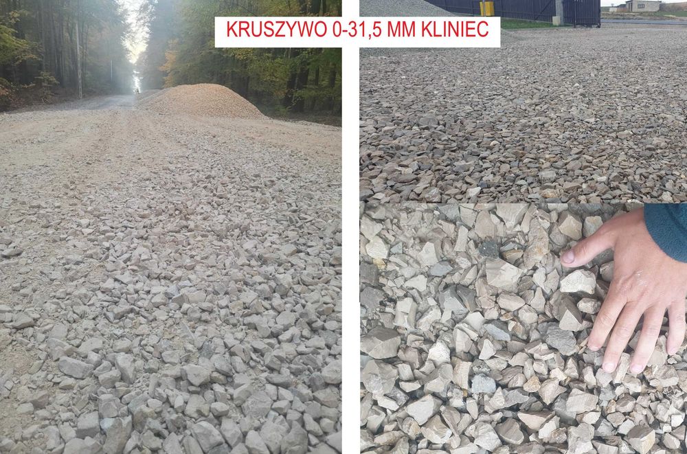 Kruszywo z Dostawą 27 T- Mieszanki, Grysy, Tłuczeń, Kliniec-OKAZJA!!