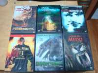 lote 19 dvds terror originais, etc