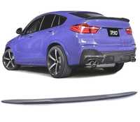 AILERON SPOILER TRASEIRO PARA BMW X4 G02 18- LOOK M PERFORMANCE PRETO BRILHANTE