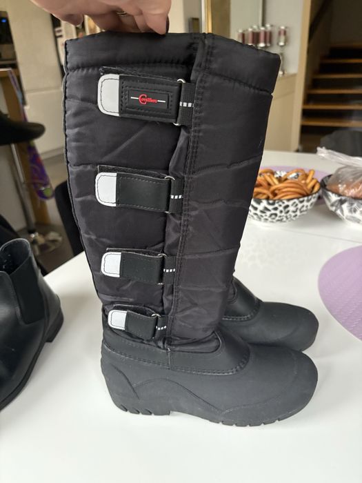 Buty zimowe do jazdy konnej
