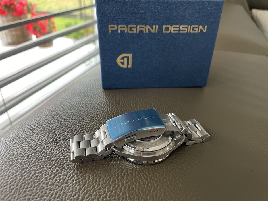 Zagarek chronograf Pagani Design klon moonswatch szafir nowy OKAZJA