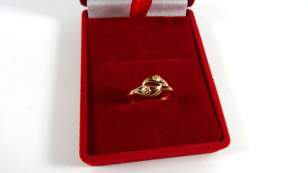 Świetny ZŁOTY PIERŚCIONEK PR585 14K R.15 Loombard Lubawa Loombard