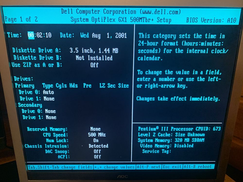 Komputer dell optiplex gx1
