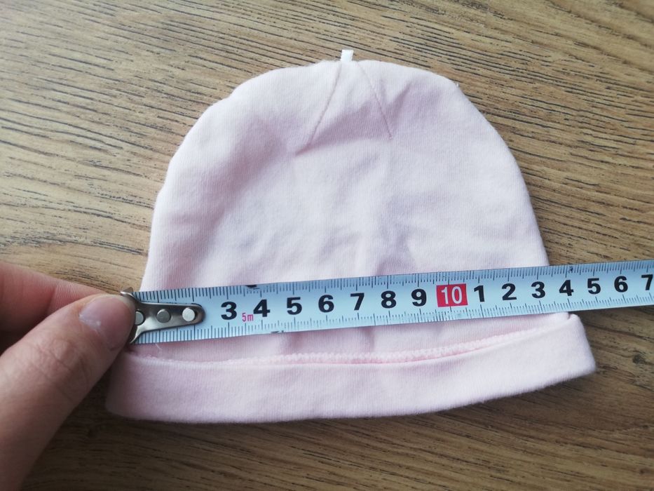 Czapeczka niemowlęca noworodkowa r.56 czapka na lato wiosnę
