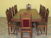 Mesa Henrique II com 12 Cadeiras
