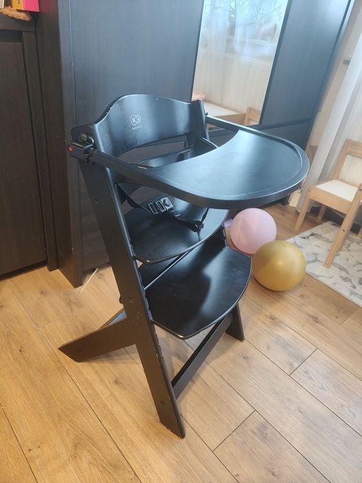 Krzesło wysokie do karmienia Kinderkraft Enock czarne
