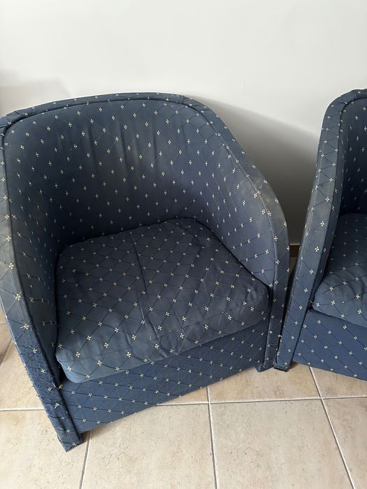 Cadeirões/ Poltronas Azuis