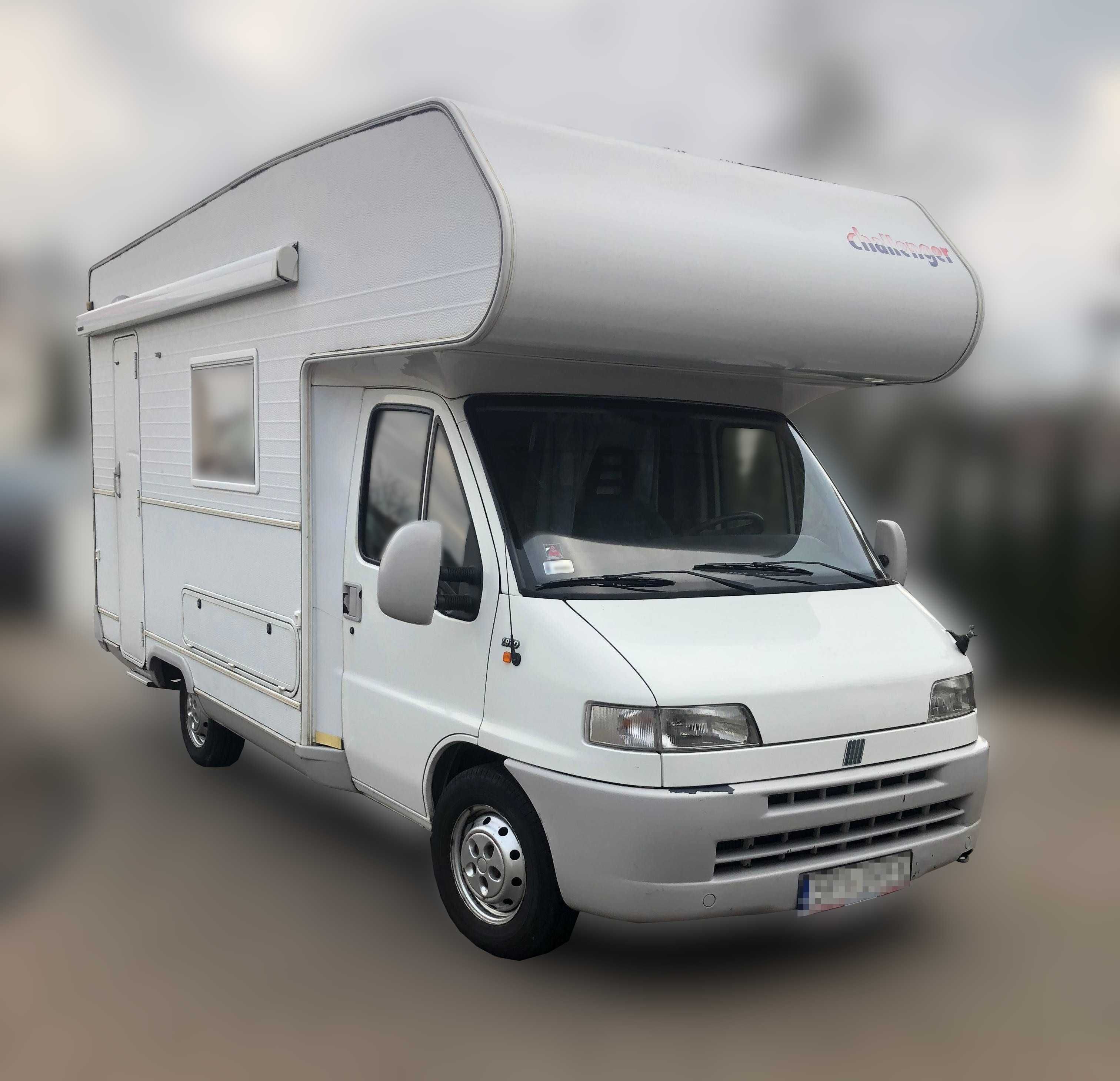 Fiat Ducato 1.9td Kamper, nowy rozrząd, świetny stan, niski przebieg