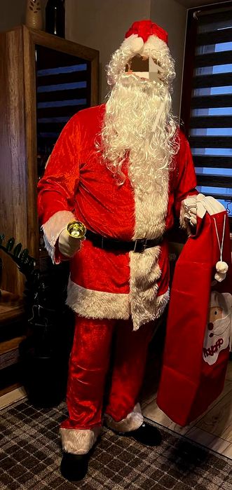 Strój Mikołaja, Mikołaj, święta, gwiazdka., przebranie.