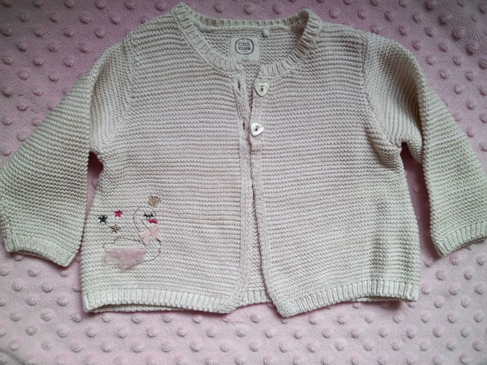 Sweterek dla dziewczynki (smyk) na rozmiar 62