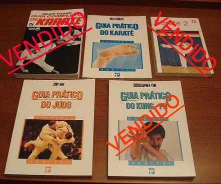 Defesa Pessoal / Artes Marciais - Karaté, Judo (2 livros)