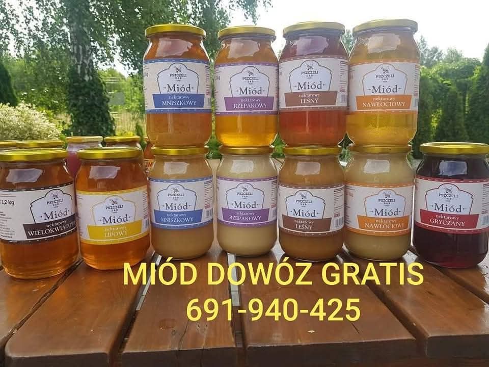 Miód  ( Rodzinna pasieka) Pomorskie