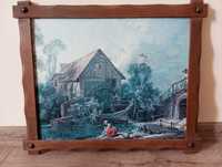 Картина(принт) в деревянной рамке Голландия.