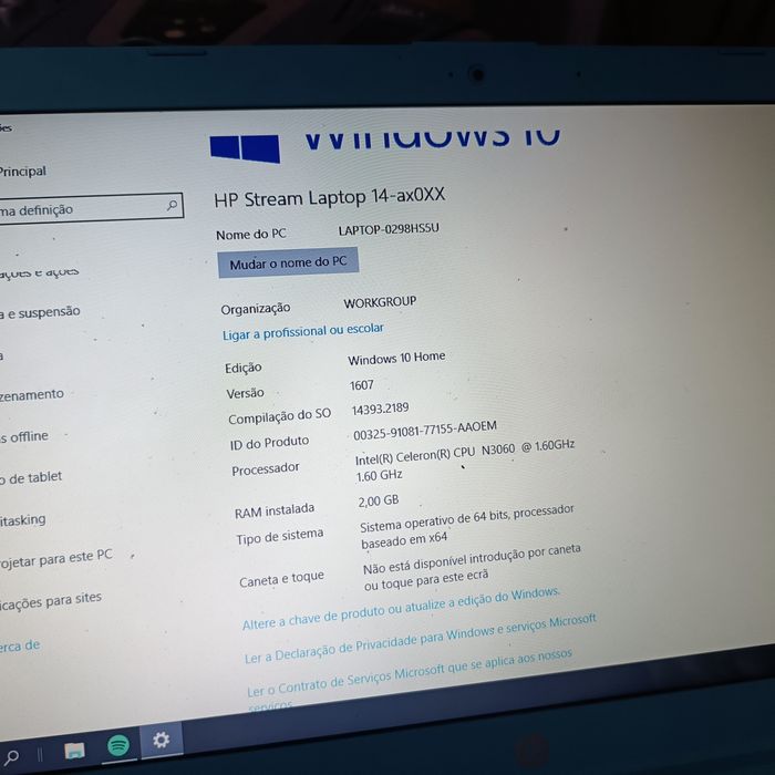 Vende portátil Hp