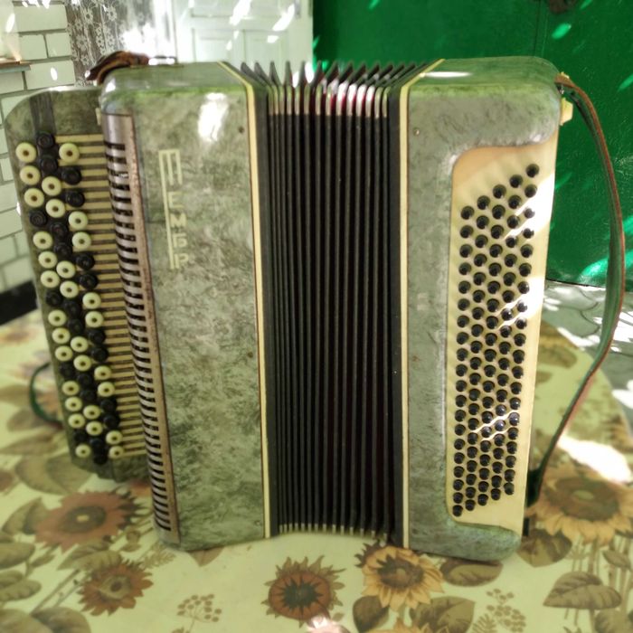 Баян "Тембр", з валізою.