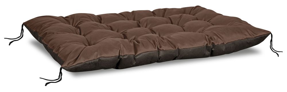 Poduszka ogrodowa 120x80 cm na ławkę palety wodoodporna brązowa