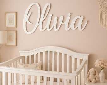 Twój napis IMIĘ dziecka 60cm PLEXI logo naklejka na ścianę meble auto