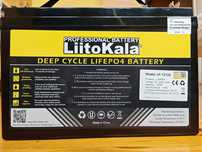 Akumulator Lifepo4 120ah LiitoKala + ładowarka