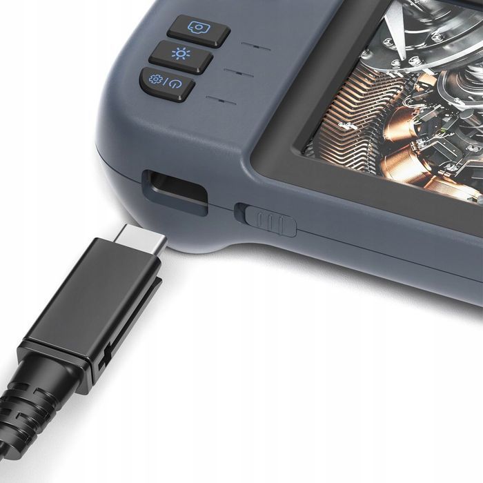 Kamera Inspekcyjna Endoskop Duo Ekran Hd Kabel 10m